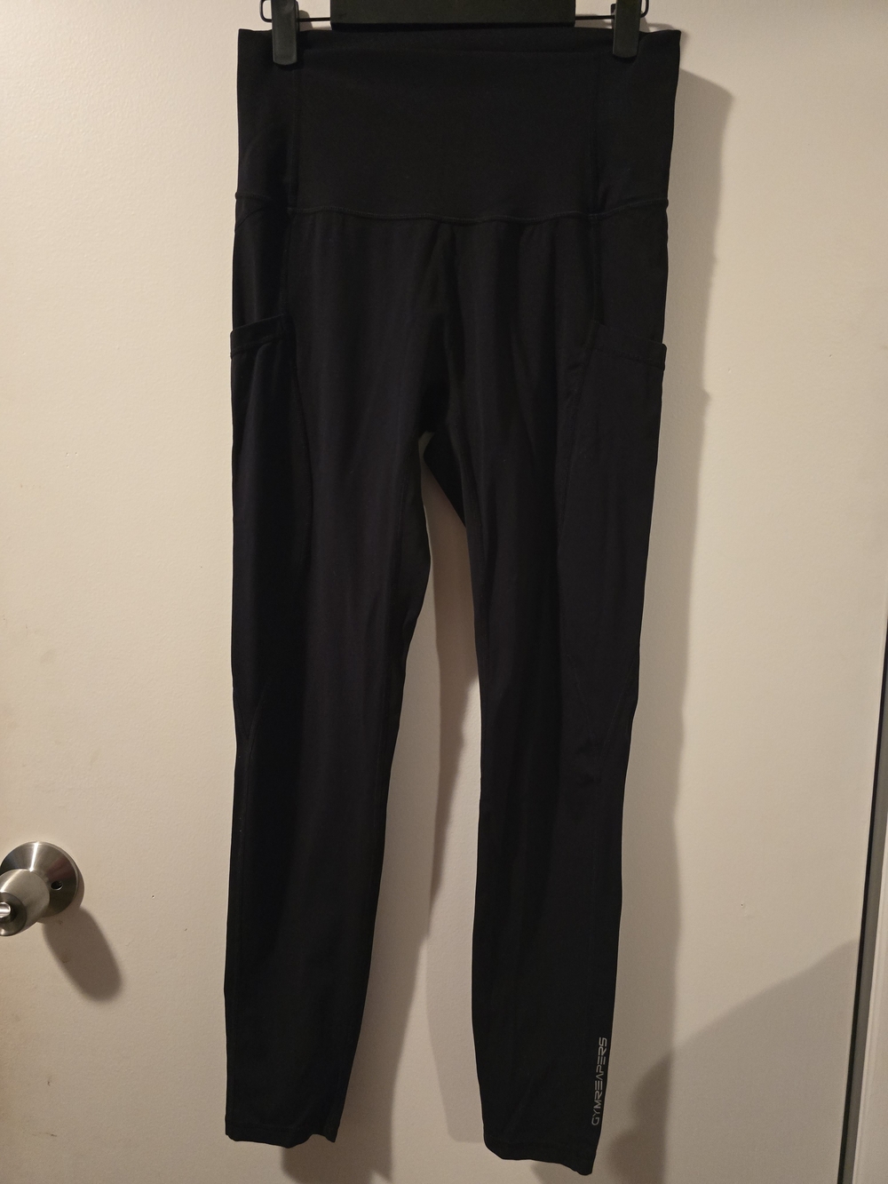 Gymreapers High Waisted Black Leggings With Pockets